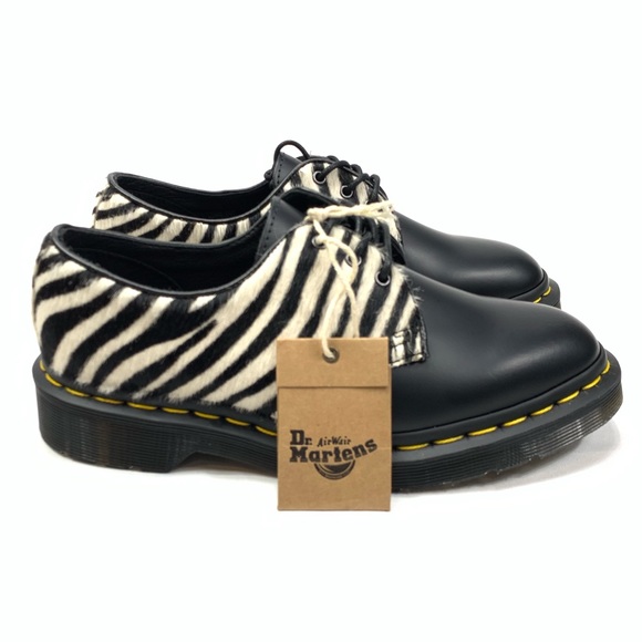 doc martens zebra print